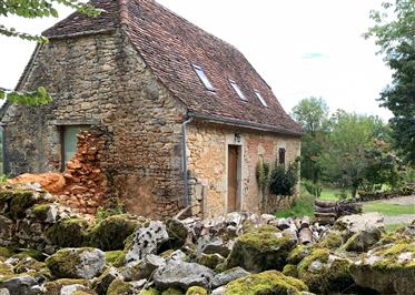 Affascinante, pietra, chiudere e lasciare cottage