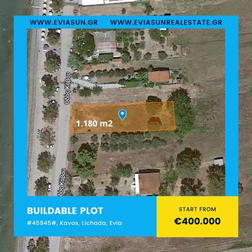 45945 - Land plot For sale, Lichada, 1.181 sq.m., €300.000
