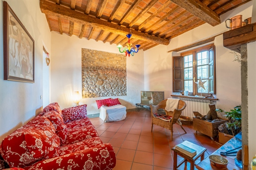 Typical Tuscan farmhouse in the province of Lucca