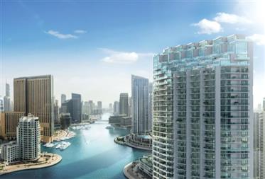 Laatste aanbieding in Dubai-Marina, 1slaapkamer met uitzicht op zee