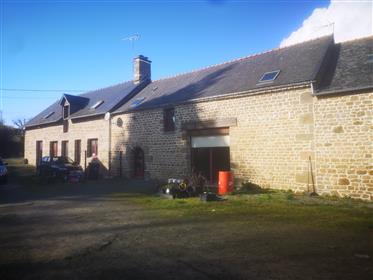 3-dom komplex Breton Farmhouse/Longhouse/chata