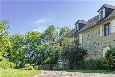 Correze. St. Fortunade.  Gite complex consisting of 3 cottages or 2 cottages and owners of accommod