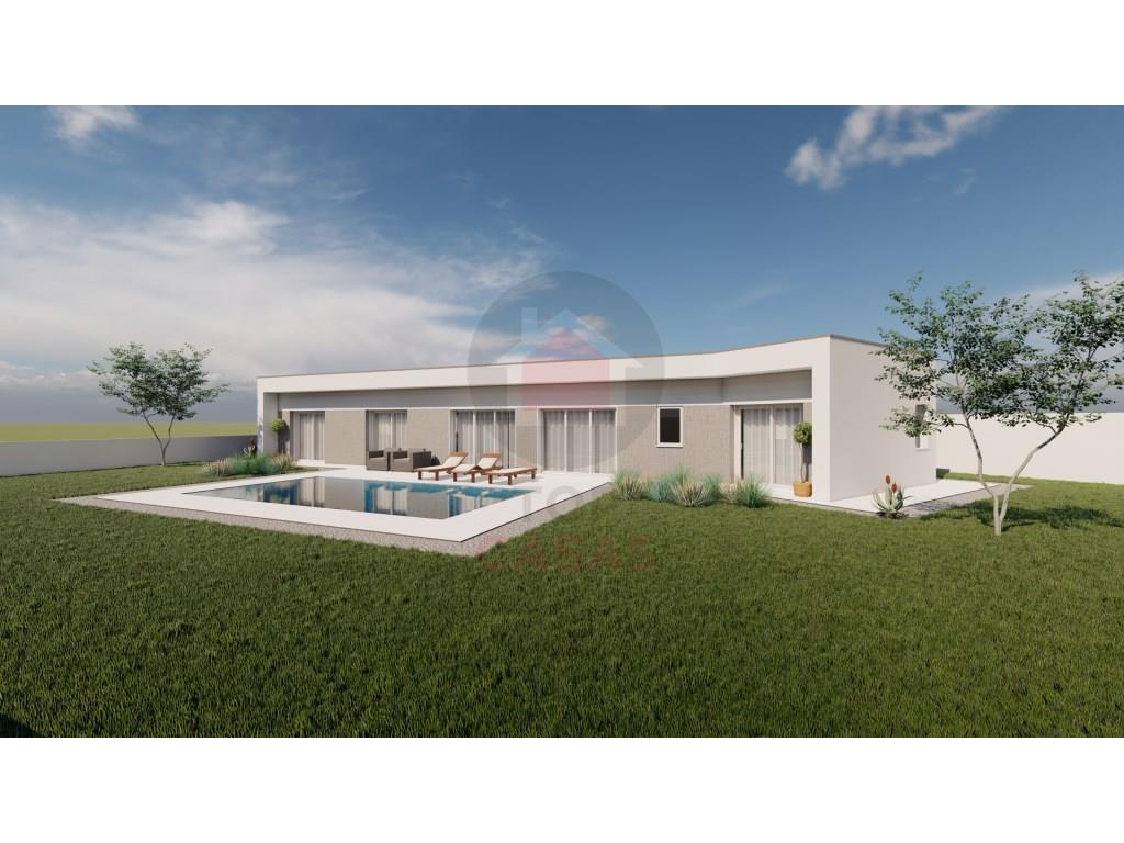 Moradia contemporânea térrea no Nadadouro