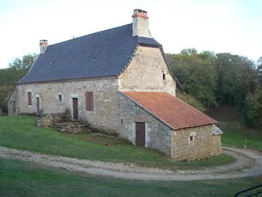 Large stone farmhouse