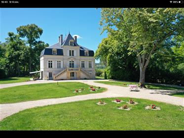 Sjarmerende Château med privat basseng og panoramautsikt over vingårdene 