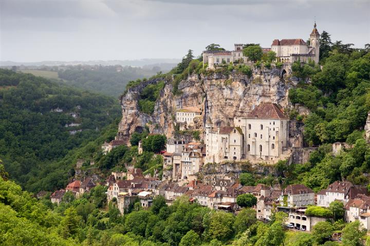 The village of Rocamadour, France